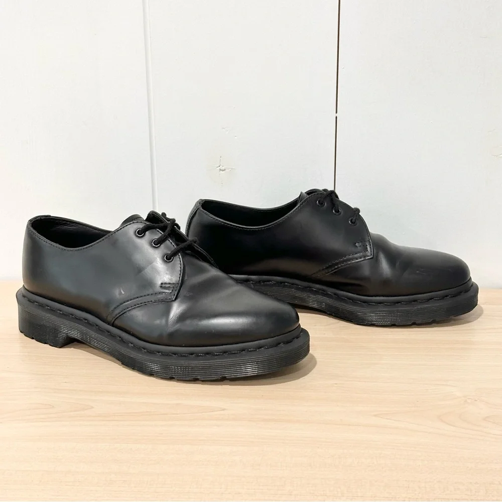 Dr. Martens 1461 Smooth Leather Oxford Shoes In Black Size 6